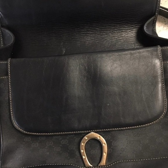 Gucci Bags Vintage Gucci Horseshoe Crossbody Bag Poshmark